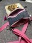 Preview: Handytasche - Band rosa (Pferd6 blond-weiß)