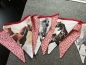 Preview: WIMPELKETTE  5x Pferde (rot)