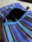 Preview: Handytasche blau gestreift 2 (Band grau)