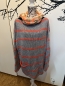 Preview: PULLOVER  Gr. 44-46 grau- neon-orange  mit Schaltuch