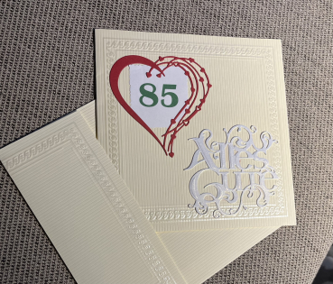 Karte 85 Geburtstag (Art 008)