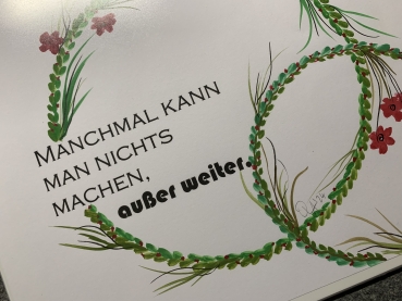 Mousepad handgemalt #Manchmal kann man nicht machen...