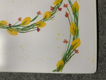 Mousepad handgemalt #Arbeit ist schön! Deshalb....