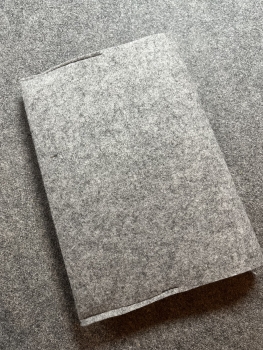 Notizbuch Buchhülle aus Filz DINA5  (Pferd 1)