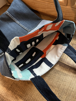 Tasche - Shopper aus Jeansresten (Art. 044)