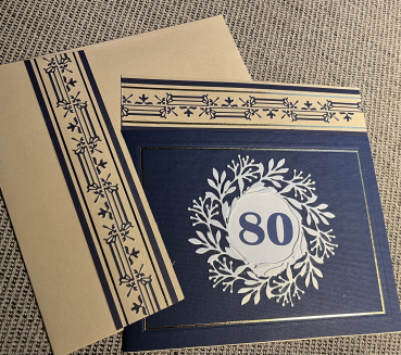 Karte 80 Geburtstag (Art 006)