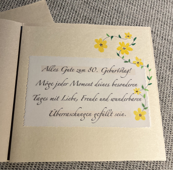 Karte 80 Geburtstag (Art 007)