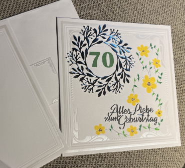 Karte 70 Geburtstag (Art 003)