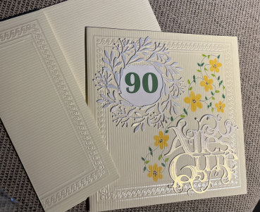 Karte 90 Geburtstag (Art 010)