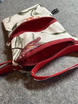 Handytasche Tulpen 1 (Band rot)