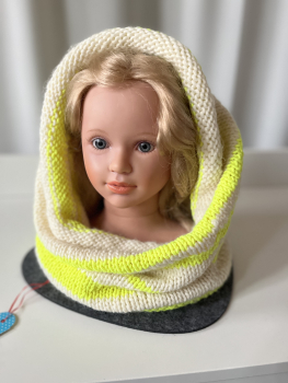 Preview: LOOP weiß- neongelb