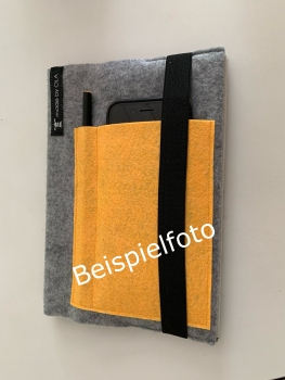 Notizbuch - Buchhülle aus Filz (Pferd6)