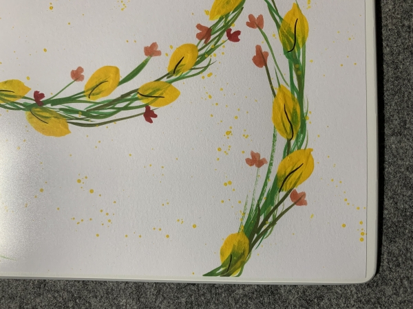 Mousepad handgemalt #Arbeit ist schön! Deshalb....