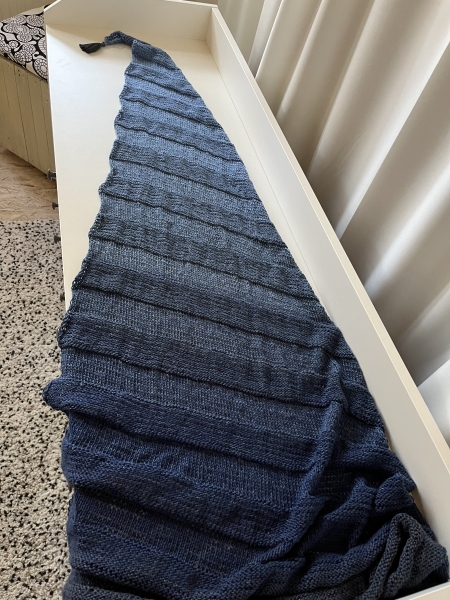 DREIECKSTUCH Jeansfarben