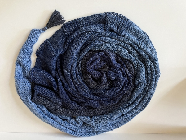 DREIECKSTUCH Jeansfarben