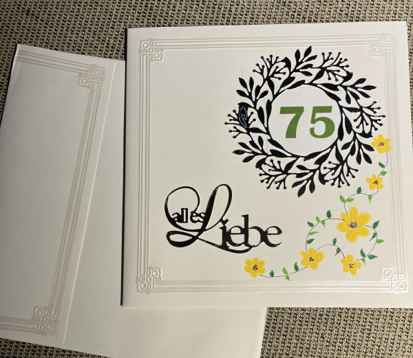 Karte 75 Geburtstag (Art 004)