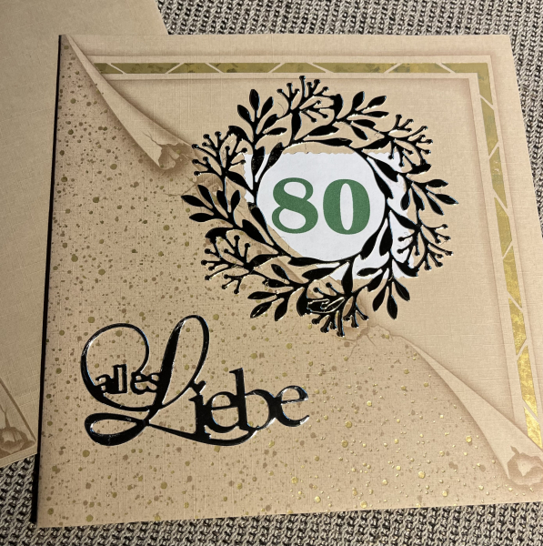 Karte 80 Geburtstag (Art 007)