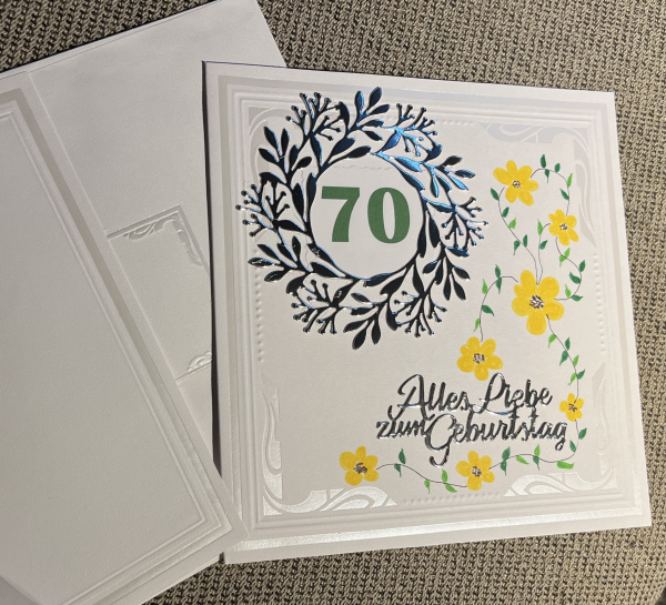 Karte 70 Geburtstag (Art 003)