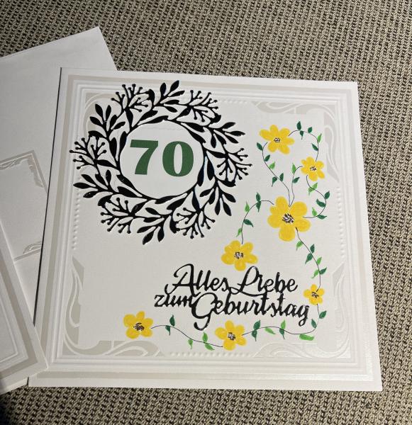 Karte 70 Geburtstag (Art 003)