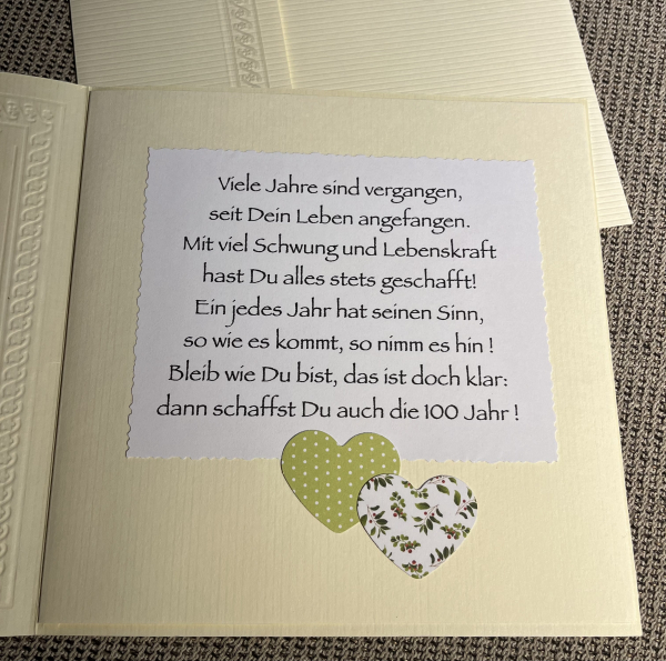 Karte 90 Geburtstag (Art 010)