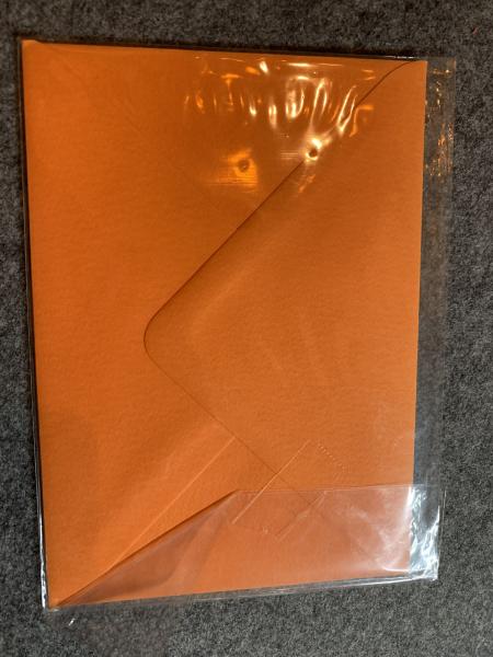 Karte "Herzlichen Glückwunsch" orange