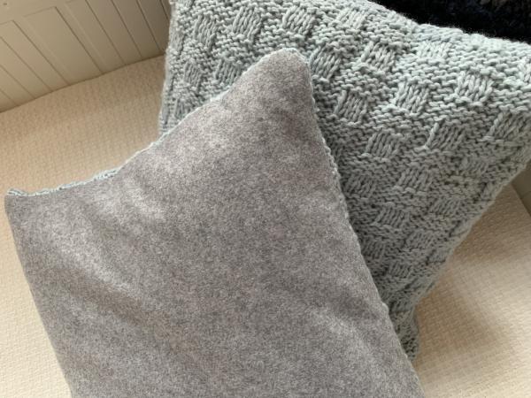 KISSEN 2er Set   hellblau