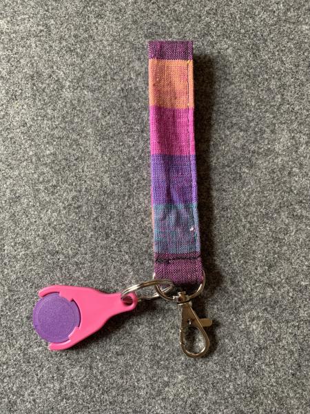 Schlüsselanhänger 3  (Chip rosa- lila)