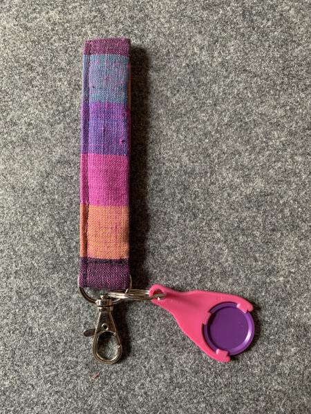 Schlüsselanhänger 3  (Chip rosa- lila)