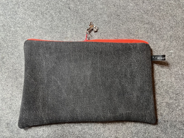 Kosmetiktasche   (orange- rot Anker -Art. 030)