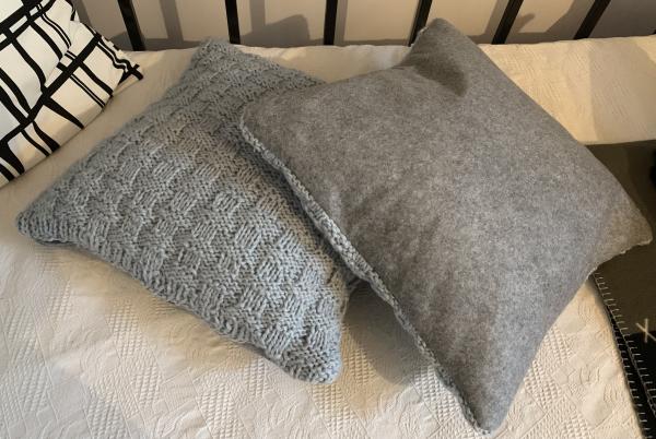 KISSEN 2er Set   hellblau