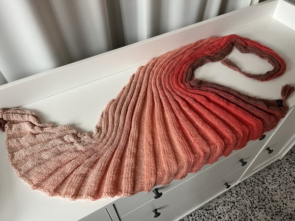 DREIECKSTUCH Orangetöne