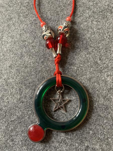 Kette  rot- grün , (Stern)