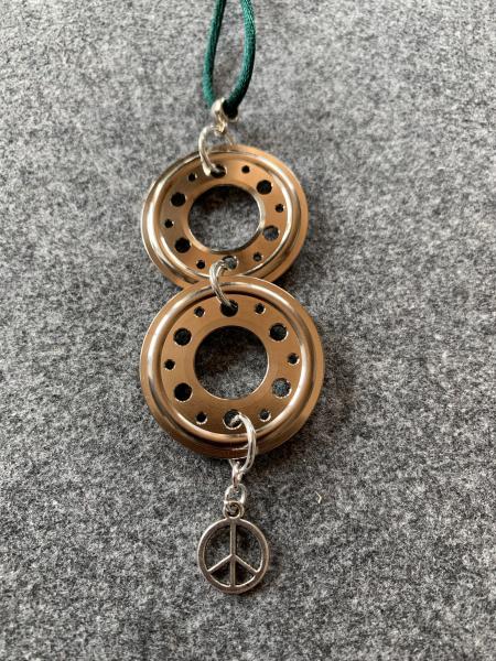 Kette grün (2x Scheiben-Peace)