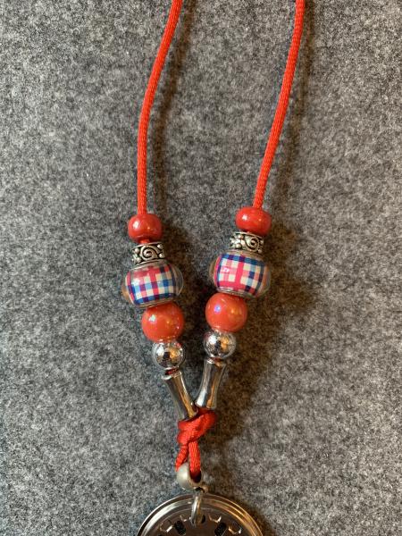 Kette rot  (Stern , Schutzengel)