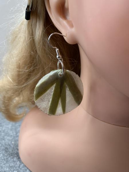 Ohrringe rund Gräser