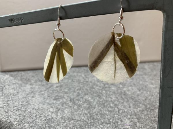 Ohrringe rund Gräser